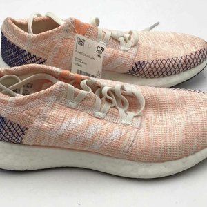 Adidas Women's "Pure Boost Go" Orange & Navy Running Sneakers